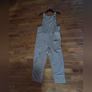 Gray Romper with Pockets